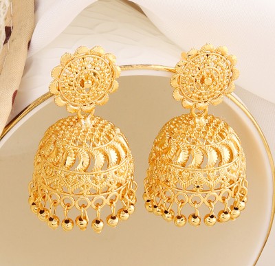 Bhagya Lakshmi Exquisite Traditional Earrings Alloy Jhumki Earring