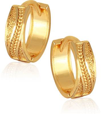 VIVASTRI Premium & Elegant Gold Plated Clip-on Bali Earrings For Women & Girls Alloy Clip-on Earring