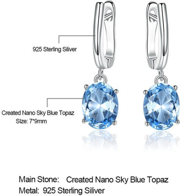 MYKI Classy Drop Earrings For Women & Girls Cubic Zirconia Stainless Steel Drops & Danglers