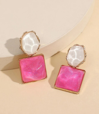 AKISON JEWELS Korean Earrings For Women Girls Trendy Western Fashion Earring Light Weight Crystal Alloy Drops & Danglers