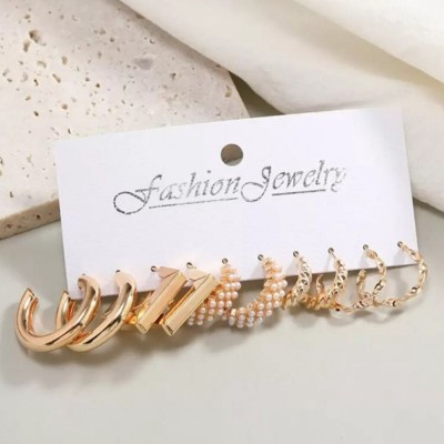 DECENT DYNAMICS Earring Combo Set For Women & Girls Stylish Earrings Fancy Party wear Alloy Earring Set