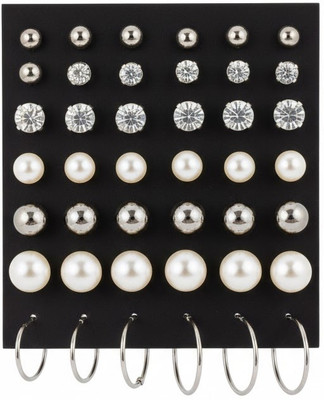 MADHAV Studs Zircon Alloy Stud Earring