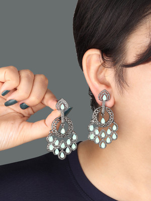 Arti creations Stylish Fashionable Latest Design Drop Danglers Earring set for Girls & Women Cubic Zirconia Alloy, Stone Drops & Danglers