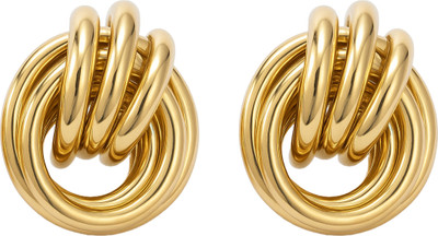 kailash creation Classic Knot Alloy Stud Earring