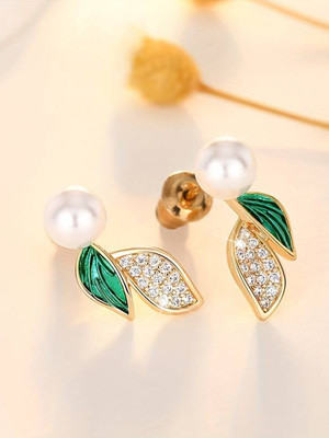 VAGHBHATT ERG-510 Stainless Steel Earring Set