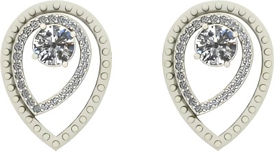 Sapphire365 Pear Cut Round Diamond Sapphire Stud Earrings,Casual,Officewear,special occasion Cubic Zirconia Sterling Silver Stud Earring