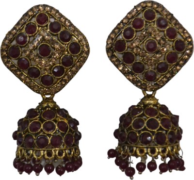 TAVAN Fancy Gold Plated Stylish Traditional Pearl Jhumki Earrings for Women & Girls Pearl Brass Jhumki Earring