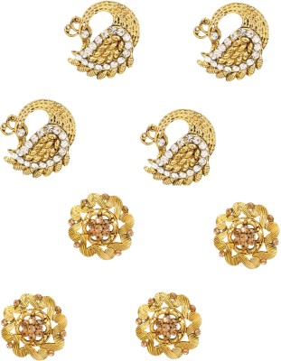 MAHESHWARI FASHION CRAZE Stylish fancy stud earrings combo pack of 4 pairs earrings Beads Alloy Stud Earring