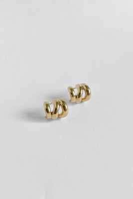 neze NZ 29 Eve Studs Gold Alloy Cuff Earring