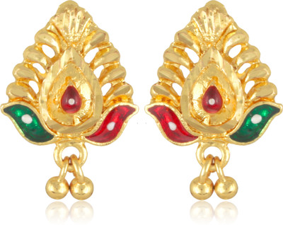VIVASTRI Vivastri's Unique & Elite Alloy Made Gold Plated Designed StudEarring Colletion Alloy Stud Earring