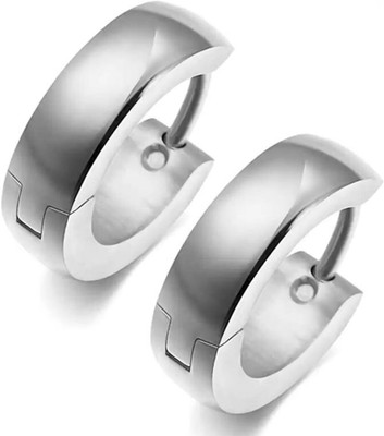 Earchic FK-SilverHoopBaliStuds Metal Stud Earring