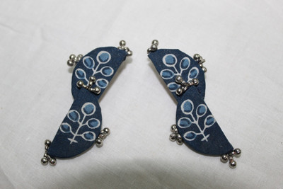 SHURUCHI CREATION FEBRIC FLOWER Wood Drops & Danglers