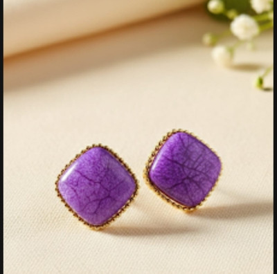 AVARORASTRADER 5678834 Brass, Stone, Stainless Steel Tunnel Earring, Stud Earring, Drops & Danglers, Hoop Earring, Cuff Earring, Earring Set