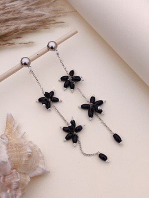 Kundan Jewellery Art Chandbali Pearl Brass Drops & Danglers