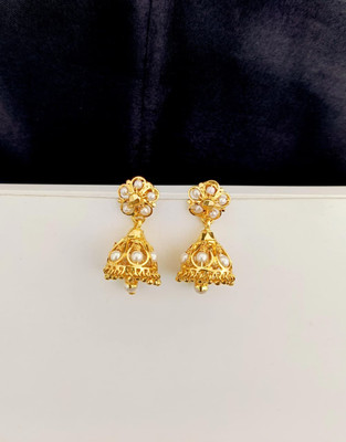 KAKOSHI IMITATION WOMEN JHUMKHAS Beads Brass Jhumki Earring