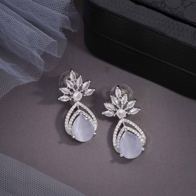 AKENTERPRISE 1248 Ruby Brass Earring Set
