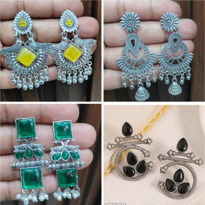 SARTHAK ROYAL Alloy Drops & Danglers, Earring Set, Hoop Earring