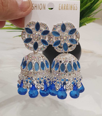 Shree Radhe Impresssive stunning alloy Jhumkas for party & ethnic function Brass Jhumki Earring