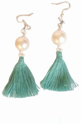 ALOSIUS Handmade Cotton Dori Hoop Earring