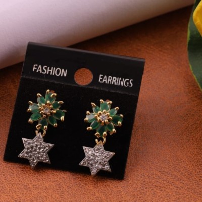 CHOPDA BUSSINESS HUB Earring Set, Silver Alloy Earring Set