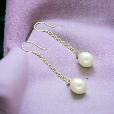 Sri Jagdamba Pearls Moonlit Pearl Earrings Pearl Mother of Pearl Earring Set