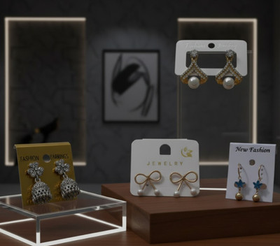 KARMAKAR CREATION Brass, Alloy Earring Set