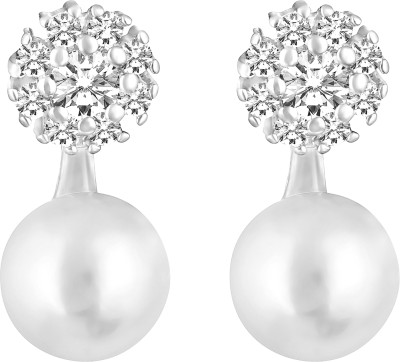 PEORA PF30E03S Cubic Zirconia Alloy Chandbali Earring