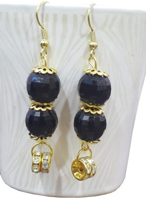 A2 Fashion Gold Plated Beaded Earring For Girls Beads Alloy Drops & Danglers