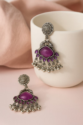VIDHI “Royal Blossom” – for festive ethnic appeal Alloy Drops & Danglers