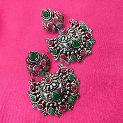 Mera Haat MH0433JOES1462C Brass Chandbali Earring