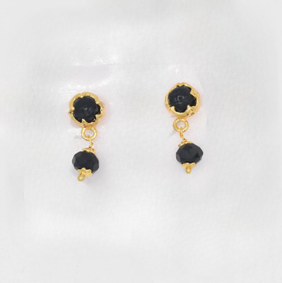 gvg Small Studs Amber Alloy Stud Earring