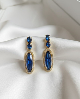 VRG Glow26 Cubic Zirconia Brass Drops & Danglers