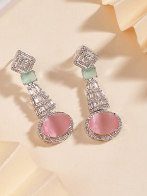 Bhagya Lakshmi AD Stone Earring Alloy Jhumki Earring