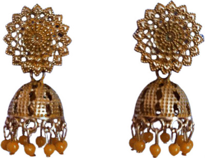 KapaNation EARRING-S-B-R Zircon Metal, Crystal Plug Earring, Drops & Danglers, Earring Set, Ear Thread