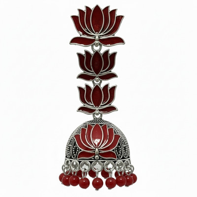 queenora ER-DG-RS-78 Alloy Jhumki Earring
