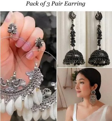 Samridhi DC Princess Feminine Alluring Beautiful Earring Alloy Drops & Danglers, Jhumki Earring, Chandbali Earring