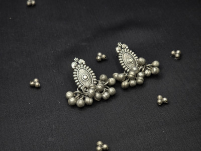 Zevaras ZEVARAS STUDS German Silver Stud Earring