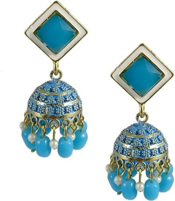 alysa Gold plated Ethnic Style Jhumka/Jhumki Earring For Women Alloy Jhumki Earring
