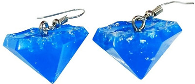 IG Crafter Stunning Epoxy Dimond Shaped Earring Resin Drops & Danglers