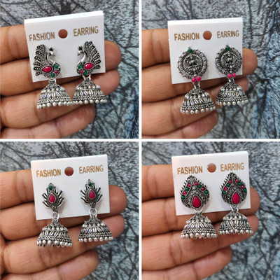 Alloy Jhumki Earring, Earring Set