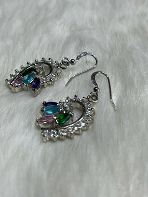 SBM SBMLT007 Cubic Zirconia Alloy Drops & Danglers