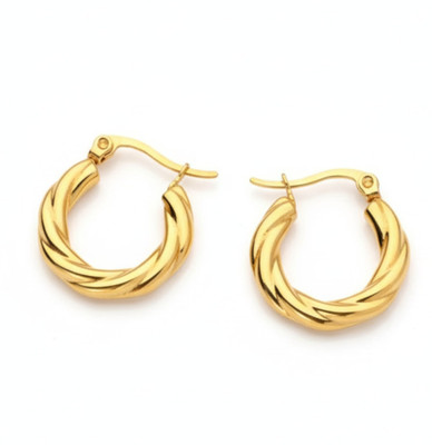 Vaddhu 5008 Stainless Steel Hoop Earring