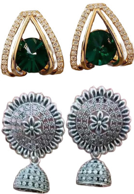 SVENT Combo Earing | Pearl Earrings Trendy | Party & Casual Jewelry for Women & Girls Alloy Earring Set