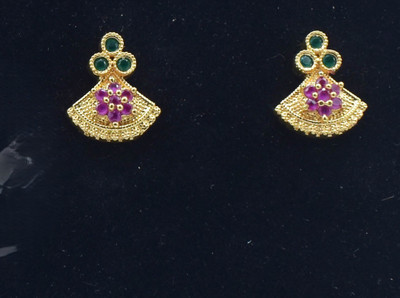 gvg 3B -857 -3 Alexandrite Alloy Stud Earring