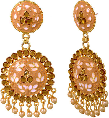 Fashion Fusion Premium Meena Alloy Drops & Danglers