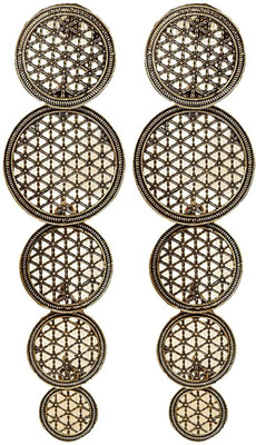 Fashion Fusion Five Circles Light Weight Surprise Alloy Drops & Danglers