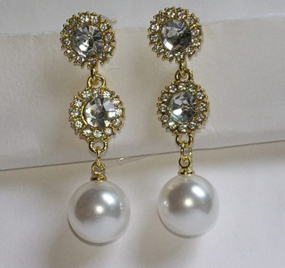 Rishab Traders silver ballon with one bid 3 set Metal Earring Set