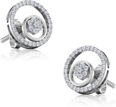 Iski Uski Store Party Collection Silver Earring Zircon Sterling Silver Stud Earring