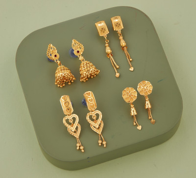 Brass Tassel Earring