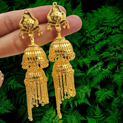 dolcyhub H6 DBLDHL PRD Copper Jhumki Earring